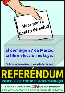 Butarque organiza un referéndum para elegir centro de salud