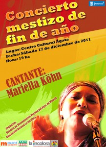 CONCIERTO MESTIZO  A CARGO DE MARIELLA KÖHN