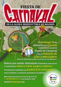 Fiesta de Carnaval en la aldea irreductible de Butarque